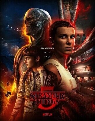 Очень странные дела (сезон 5) 1 и 2 серия*(предсеанс. обсл.) + м/ф "Басня"